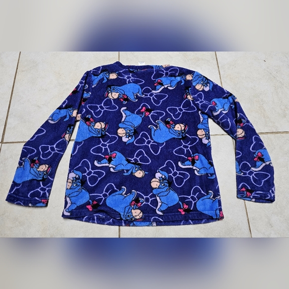 Disney eeyore fleece long sleeve shirt small - Picture 3 of 3